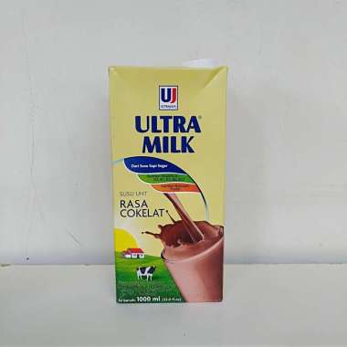 Ultra Milk / Susu UHT Ultra Rasa Coklat 1000 ml