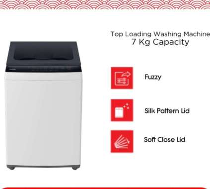 TOSHIBA MESIN CUCI TOP LOADING 7KG AWM801