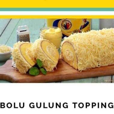 BOLU MERANTI BOLU GULUNG TOPPING KEJU ISI KEJU