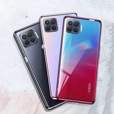 Oppo Reno 4F Reno4F Double Side Glass Magnetic Case Metal Cover Depan Belakang Casing - Hitam Oppo R