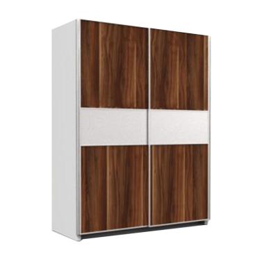 FCENTER WDB 2 Sliding 2 Pintu Lemari Pakaian