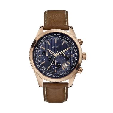 GUESS Jam Tangan Pria - Brown Rose Gold W0500G1