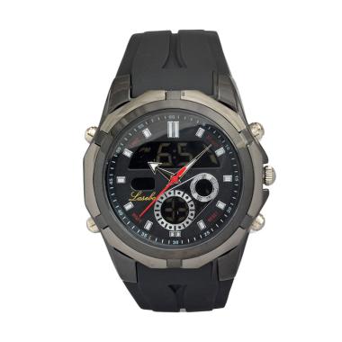 Lasebo LS809 Sporty Black Jam Tangan Pria