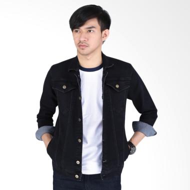 Catenzo Lucas BE 065 Jaket Couple Denim Pria