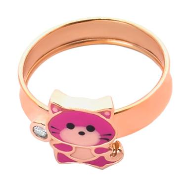 Pink Kids Gold Ring - Cincin Emas Anak Kadar 37,5