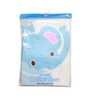 Cotton Tree Jepang Elephant Handuk - White