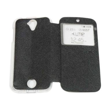 Ume Flipshell / Flip Cover Casing f ... Handphone / View - Hitam