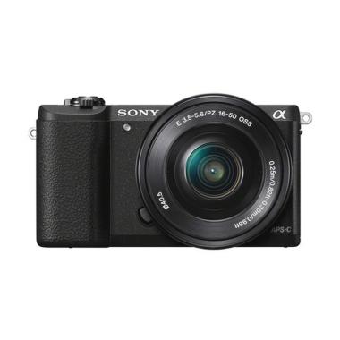 Sony Alpha A5100 Kit 16-50mm f/3.5-5.6 BLACK Free SDHC 8GB