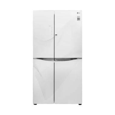 LG GC-M237JGNN Side by Side Refrigerator - Putih [679 L]