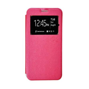 SMILE Flip Cover Casing for Oppo Neo5 A31 or Neo5S - Hot Pink