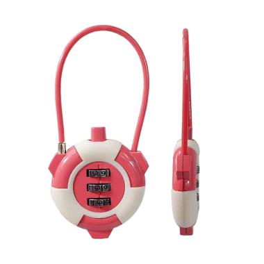 Traveltime 548 Combination Lock - Pink