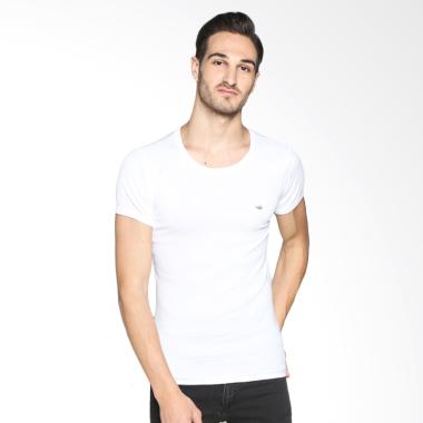 Crocodile 809p R Neck Oblong - Putih S