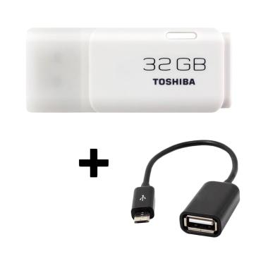 Toshiba USB Flashdisk [32 GB] + Free OTG USB Cable