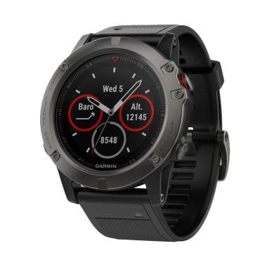 Garmin Fenix 5X Sapphire Smartwatch - Black Well Black