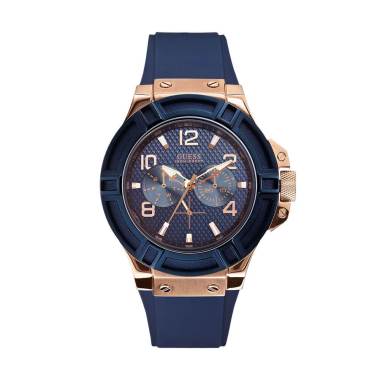 Guess W0247G3 Rigor Jam Tangan Pria - Navy Blue Navy