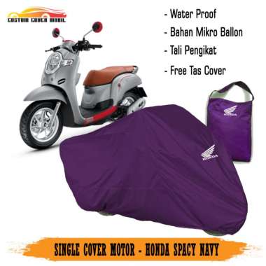 Cover Motor Honda Scoopy [ INDOOR ] UNGU