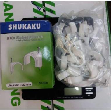 Shukaku Klem Kabel No. 22 / 22 mm No.22 Putih