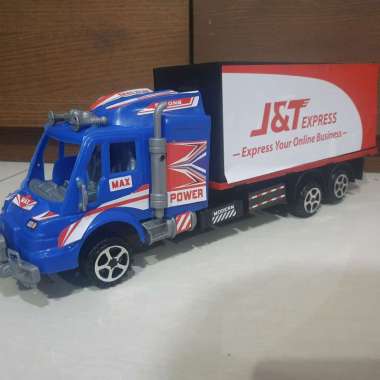 mainan truk container besar / kontener truk box besar / mainan mobil truk dorong