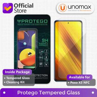 Protego Tempered Glass Screen Protector for Xiaomi Poco X3 NFC Xiaomi Poco X3 NFC Clear