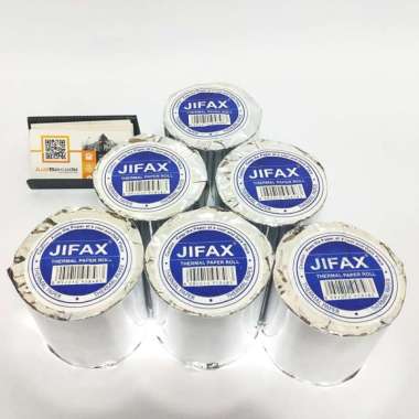KERTAS THERMAL UKURAN 80x80 mm - KERTAS PRINTER THERMAL 80mm - 80x80mm putih