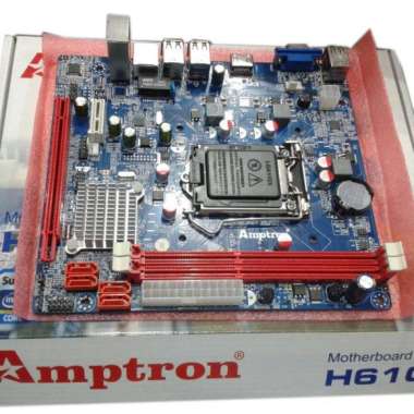 MOTHERBOARD Amptron H61 Socket Intel Lga 1155 Box black