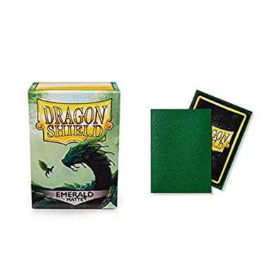 MONOPOLIS Dragon Shield Matte Card Sleeve Emerald [100 pcs]