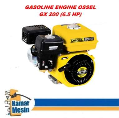 OSSEL Mesin Penggerak Bensin 6.5PK GX200 Ossel Gasoline Engine GX200 OSSEL