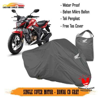 Cover / Selimut Motor Honda CB [ INDOOR ] ABU TUA