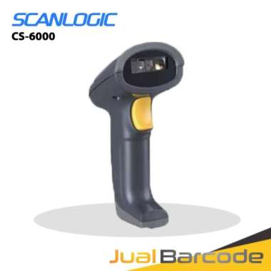 PROMO BARCODE SCANNER SCANLOGIC CS 6000 | CS6000 2D EFAKTUR QR CODE MURAH hitam