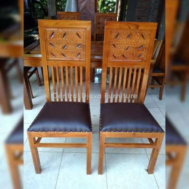 kursi makan kayu harga mei 2021 blibli