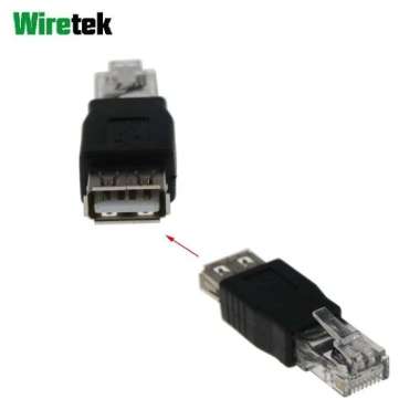 Connector USB Female to LAN RJ45