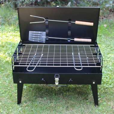 Alat Panggang Memanggang Bakar Daging Sate Arang BBQ Barbeque Grill Sosis pemanggang portable