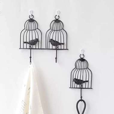 Gantungan Dinding Besi Burung 1 / Wall Iron Bird 1 Hook