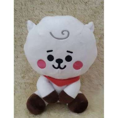 Boneka Sitting Unofficial BTS BT21 Cute putih