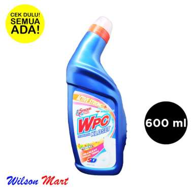 WPC PEMBERSIH KLOSET FLORAL EXTRA STRONG ORIGINAL BIRU TUA 600 ML BOTOL -