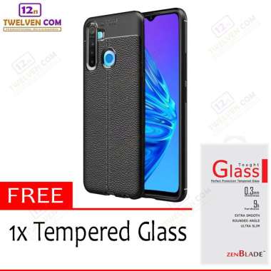 Case Auto Focus Softcase Realme 5 - Realme 5i - Realme 5s - Free Tempered Glass -- Clear