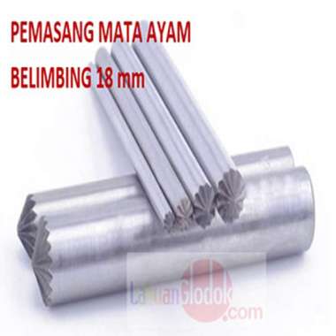 Plong Kulit Bentuk Belimbing 18mm-plong Bunga-Plong Belimbing-Plong/Pembolong Belimbing 18mm