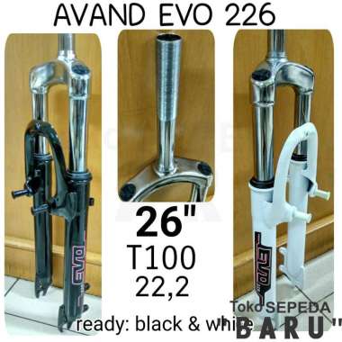 TB - Bike Fork AVAND EVO 226 ( Federal Jadul, Drat ) Hitam