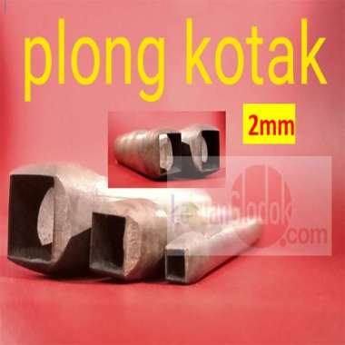 Plong Kulit bentuk Kotak 2mm/Plong Kotak /Pembolong Kotak 2mm