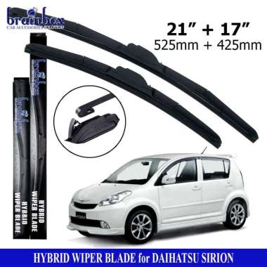HIGH QUALITY Hybrid Wiper Blade Daihatsu Sirion Wiper Kaca Mobil Karet