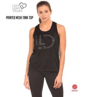 Baju Olahraga Wanita| Baju Yoga Aeropostale Womens Tank Top LLDT010 S Black