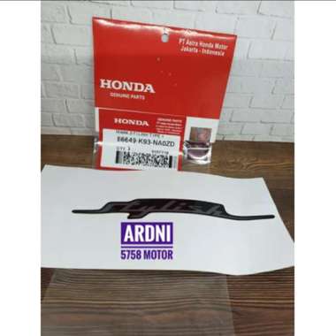 Mark Sticker Stiker Tulisan Logo Stylish Scoopy Hitam