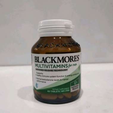 Blackmores black mores men man multivitamin performance isi 50 multivitamim pria laki laki