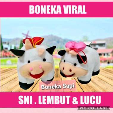 Mainan Anak BONEKA VIRAL SAPI MINI kado ultah ulang tahun mainan anak Bayi perempuan Balita laki lak