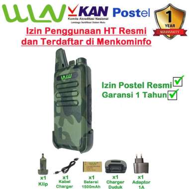 HT SATUAN WALKIE TALKIE KD-C1 (LORENG) loreng hijau