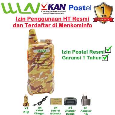HT SATUAN WALKIE TALKIE KD-C1 (LORENG) loreng coklat