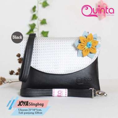 Tas Selempang Wanita Sling Bag Cewek High Quality Joya By Tas Quinta Tas Remaja Trendy hitam