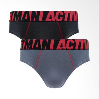 GT MAN GTKB05 Mini Brief Celana Dalam Pria - Red/Black