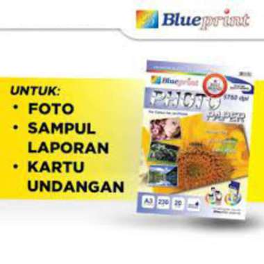 KERTAS FOTO BLUEPRINT 230 A3 GLOSSY