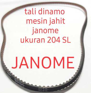 JANOME GENUINE PART tali dinamo mesin jahit janome ukuran 204 SL
